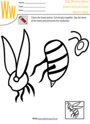 wasp-insect-craft-worksheet